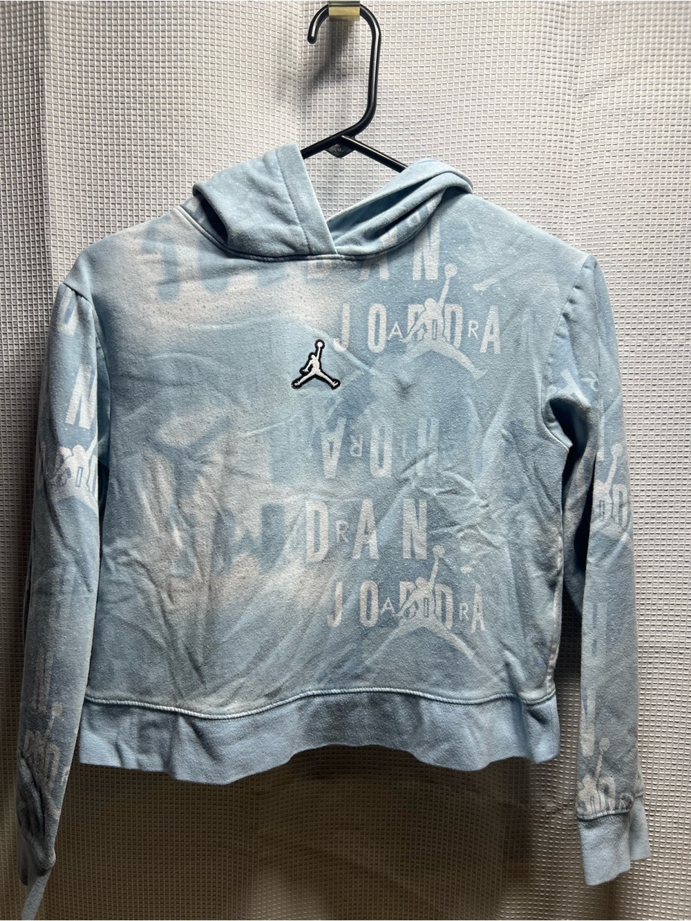 Air Jordan Cropped hooded sweatshirt